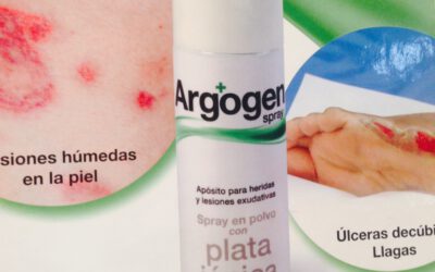 Argogen esprai per ferides i lesions exudatives